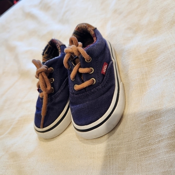 Vans Toddler Era 59 Blue Canvas Shoe Size 5 - Picture 2 of 7